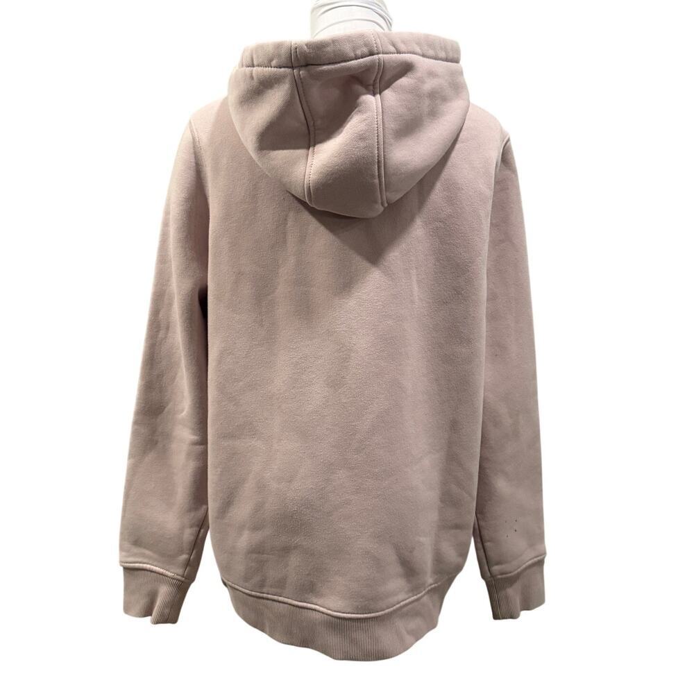 Carhartt Iconic Clarksburg Logo Sweater Hoodie Blush Pink Women Large Cozy - Picture 2 of 9